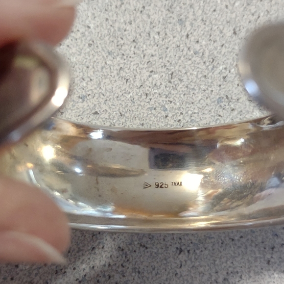 Firm Final price!*Sterling cuff Bracelet - Picture 4 of 5